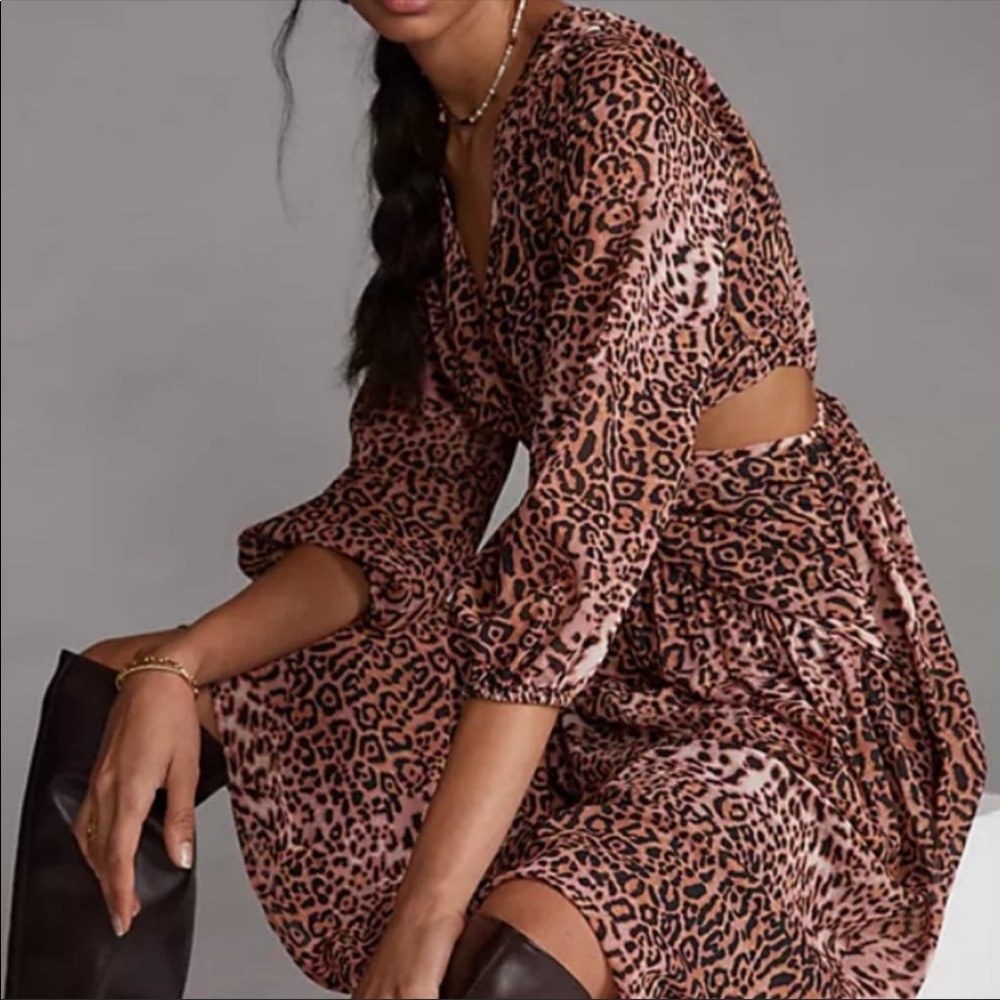 NWT ranna gill Anthropologie dress size small